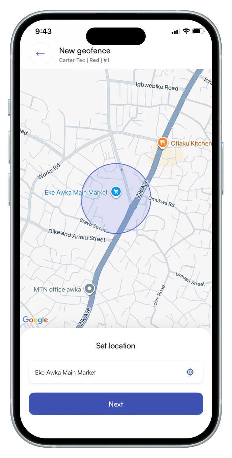 LynqOne — Geofences