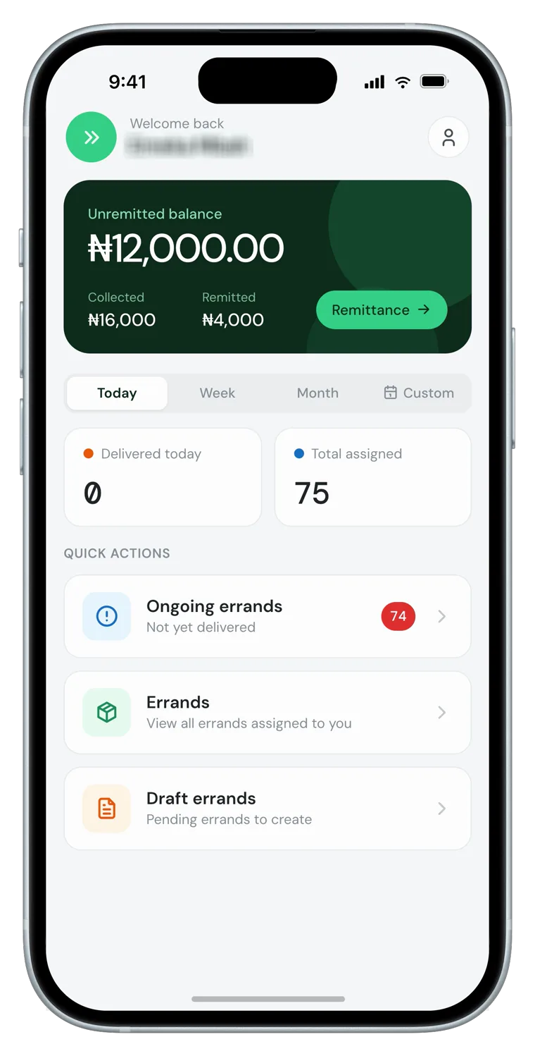 myDoormot — Rider home